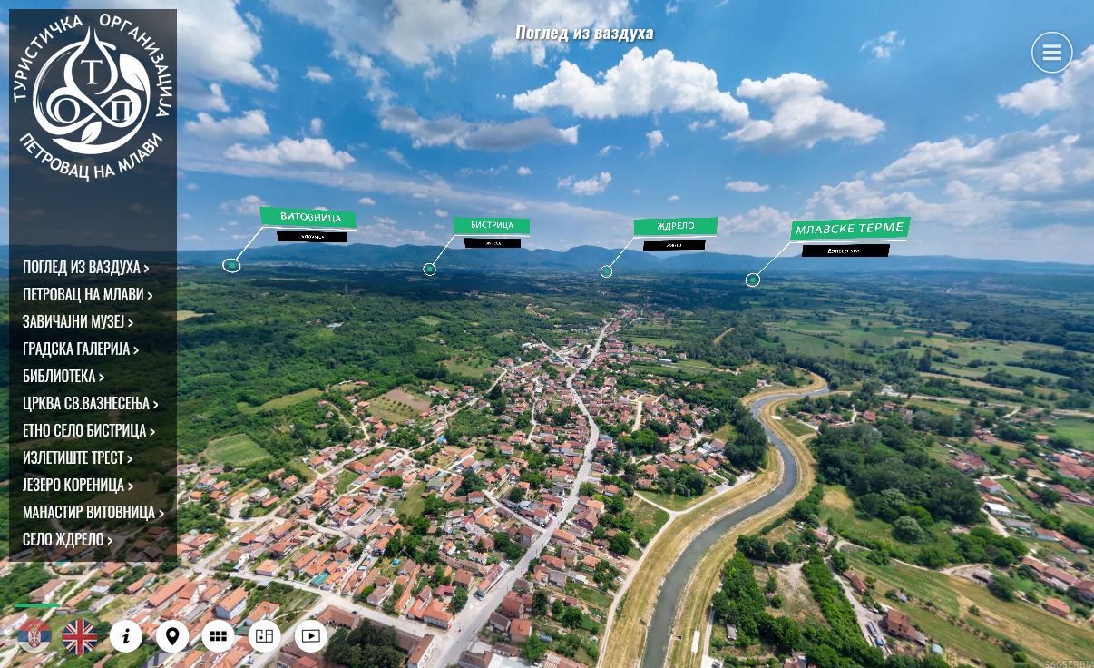 virtuelna tura opštine petrovac na mlavi