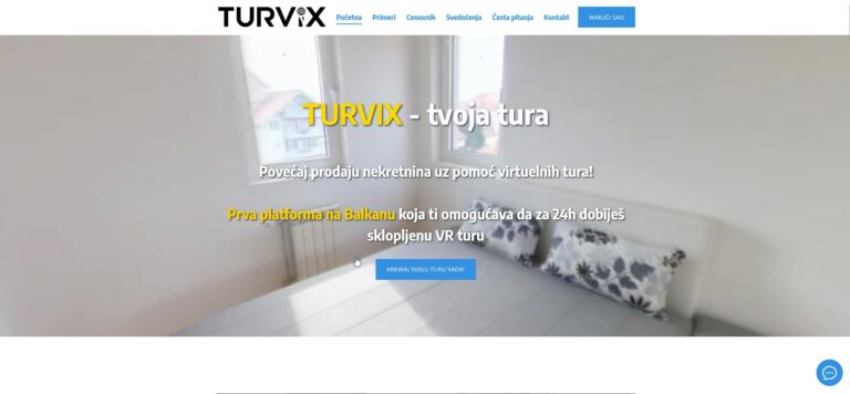 Turvix – virtuelne ture za agente nekretnina