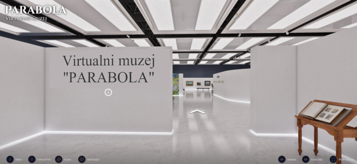 virtualni muzej parabola Parabola Museum — Izrada virtuelne 3D ture i website | 360 Serbia